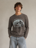 Mens vintage biker shirt