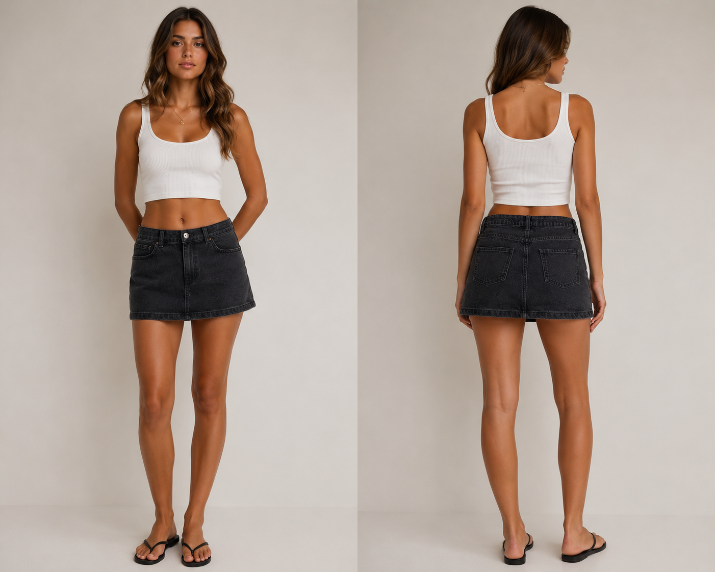 Pre-loved denim skirt